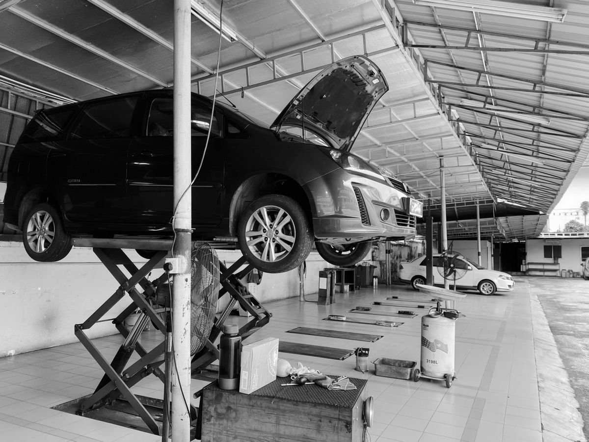 A vehicle workshop in Ipoh